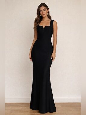 Posh MIA Black Bandage Maxi Dress Size Small